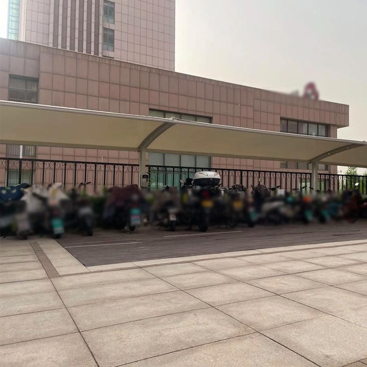 禄丰县膜结构电动车棚